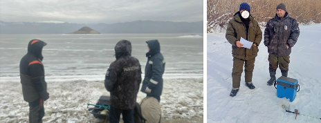 Инспекторским составом отдела государственного контроля, надзора и охраны водных биологических ресурсов по Республике Тыва за прошедшую неделю