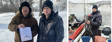 В рамках патрулирования рек Енисей, Кан и Красноярского водохранилища